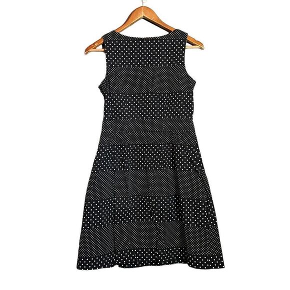 3 for $30! Tommy Hilfiger black and white polka dot dress - Picture 5 of 11